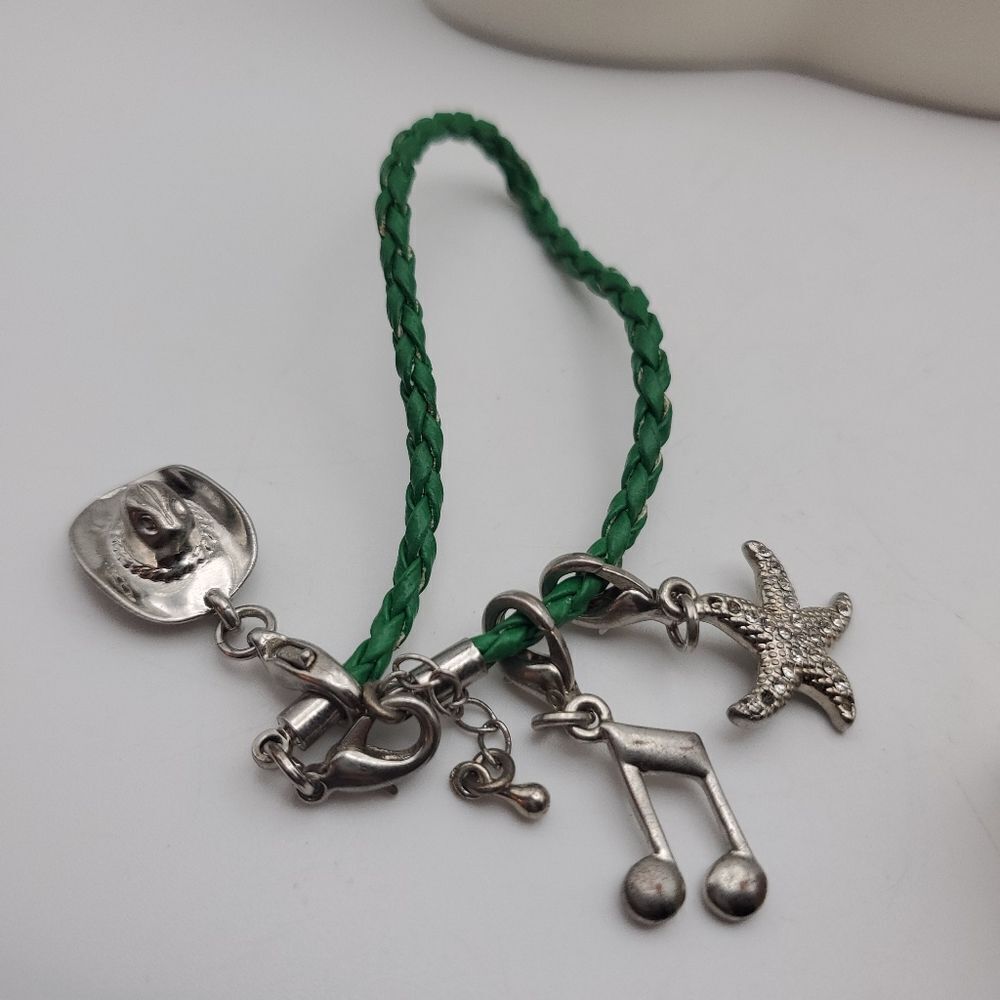 Nashville cowgirl or cowboy charm bracelet unisex
